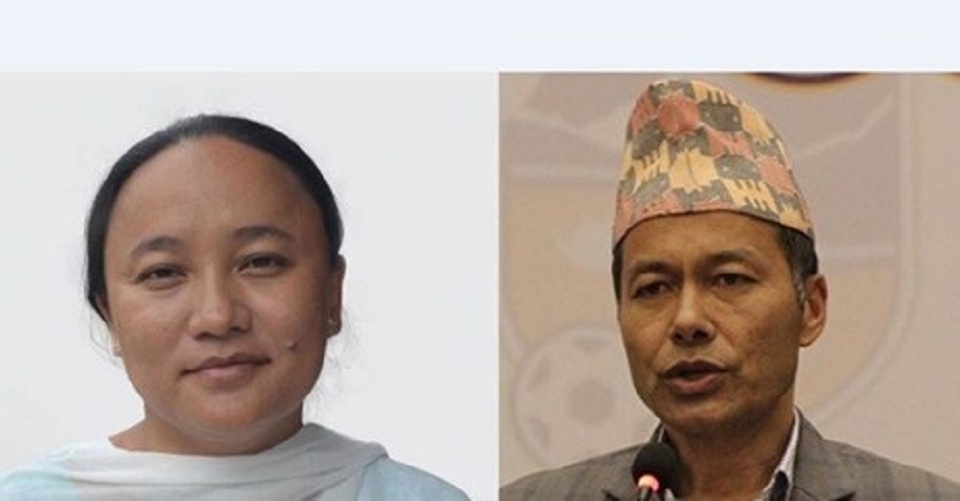 नेकपा वि भाजनको अ सर मन्त्रीको घरमा