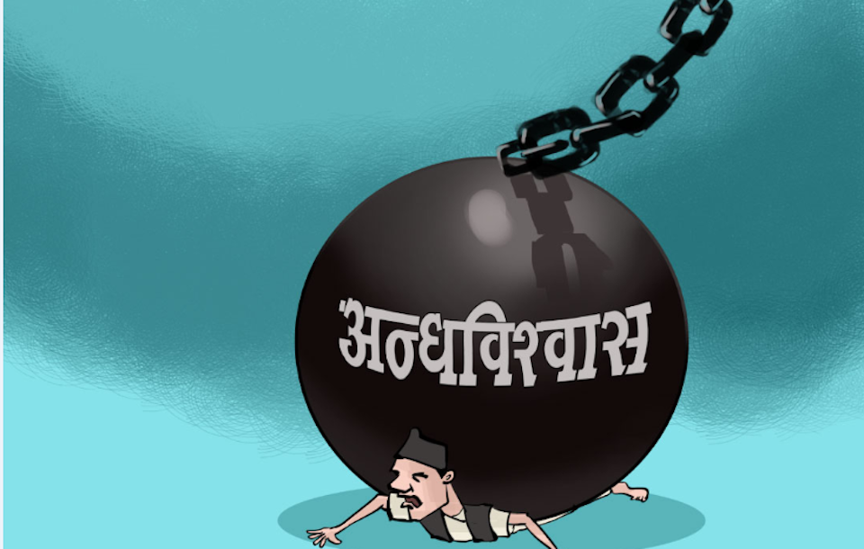 सिन्धुलीमा अन्धविश्वासले चार तोला सुन र तीन लाख चैट्