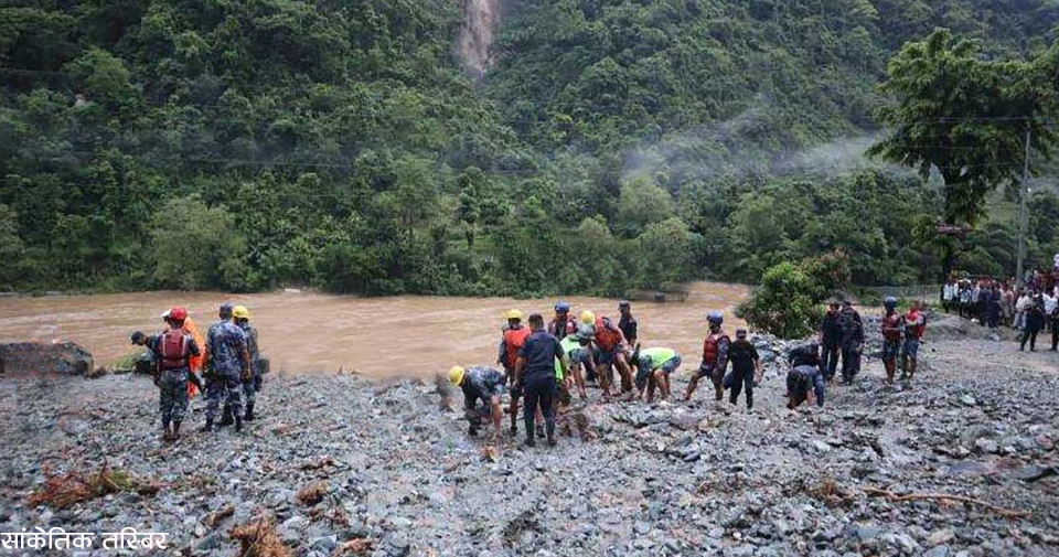 सिन्धुलीमा खोलाले एकजनालाई बगायो, शव फेला