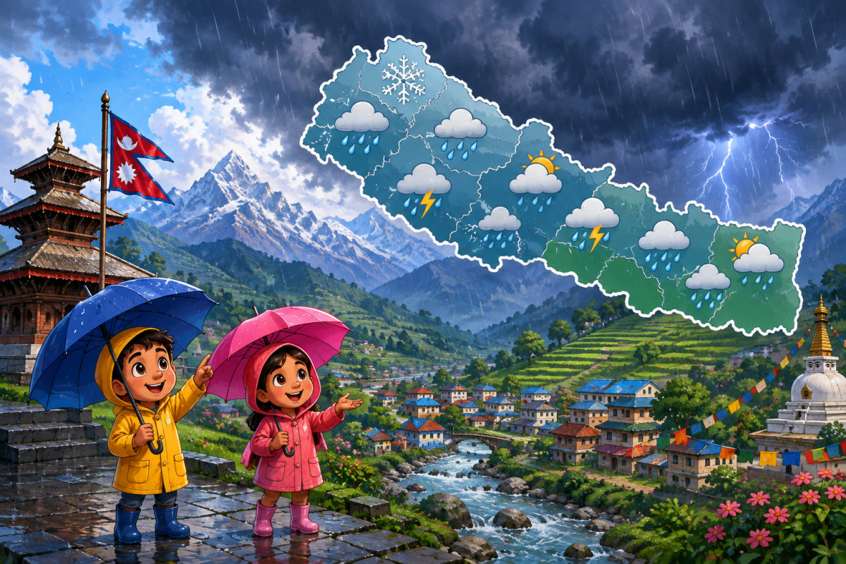 यस्तो छ आज बिहिवारको मौसम पूर्वानुमान ?